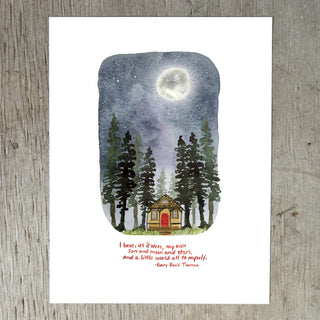 My Own Moon and Stars Art Print Art Prints Little Truths Studio 