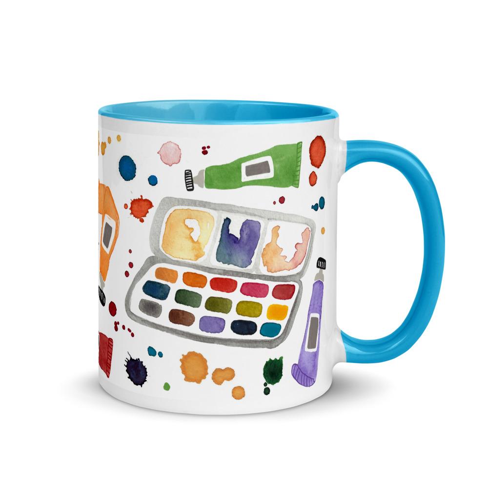 Paint Water Cup Simple Funny Label for Artists and Painters Coffee Mug for  Sale by Stebo18