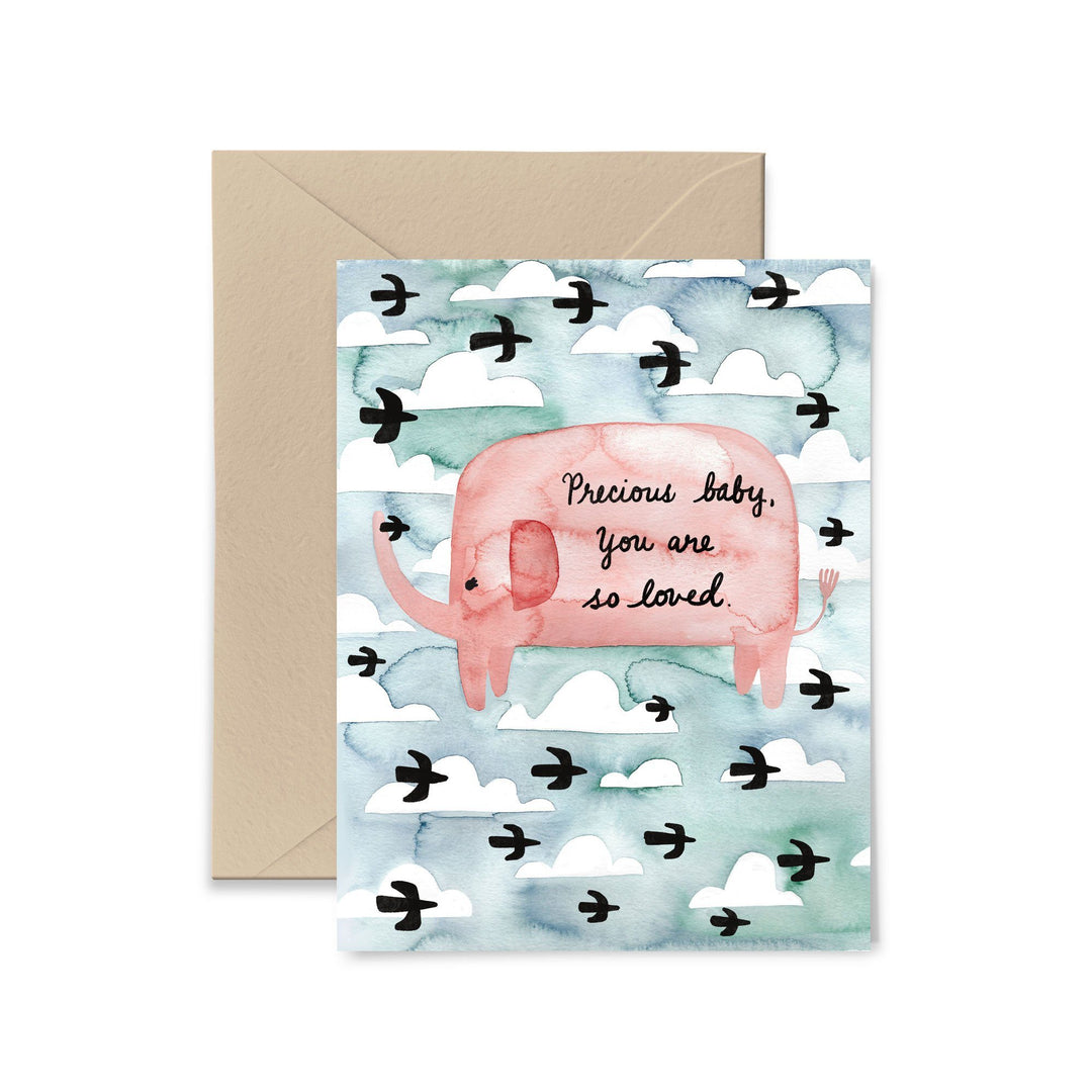 Precious Baby You Are So Loved Greeting Card Greeting Card Little Truths Studio 