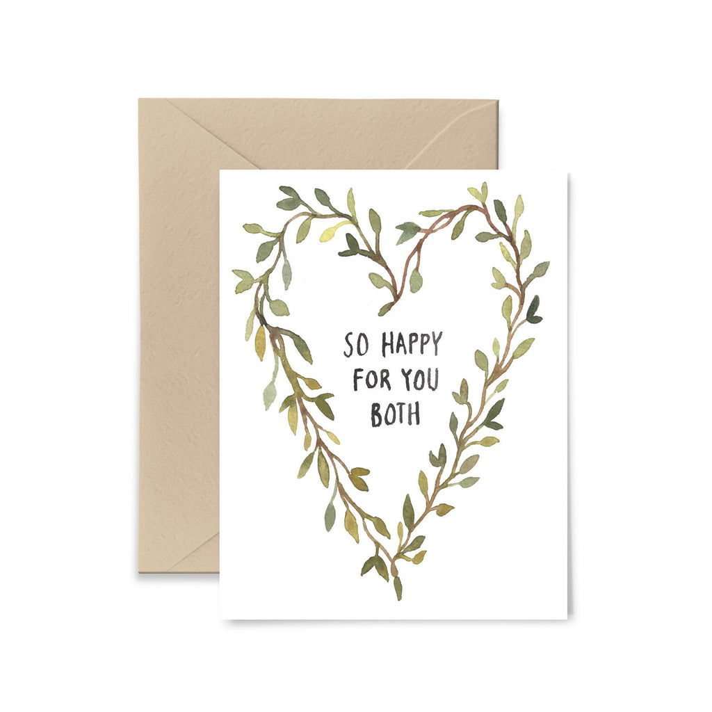 So Happy For You Both Card Greeting Card Little Truths Studio 