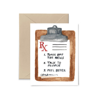 Talk To People Greeting Card Greeting Card Little Truths Studio 