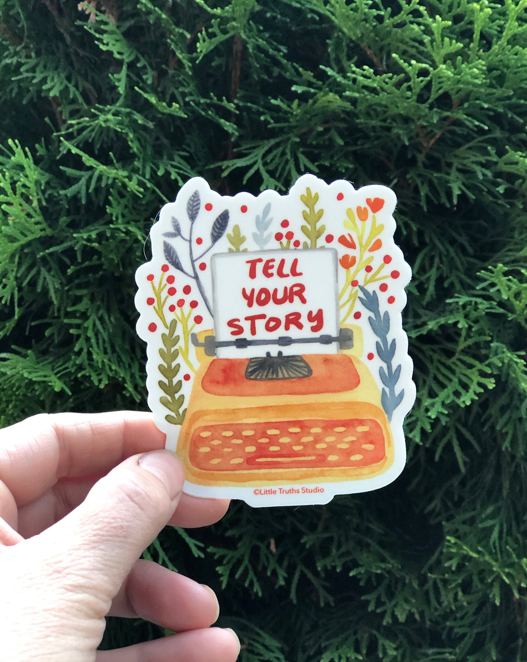 Tell Your Story Sticker sticker Little Truths Studio 