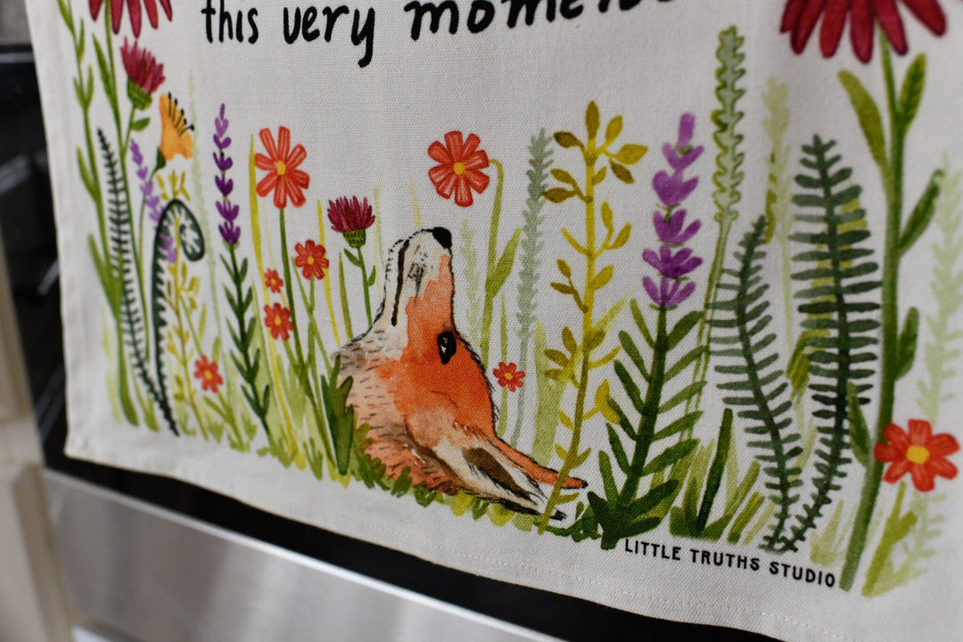 This Very Moment Tea Towel- PRE ORDER Tea Towel Little Truths Studio 