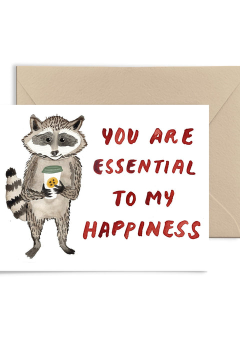 You Are Essential To My Happiness Greeting Card Greeting Card Little Truths Studio 