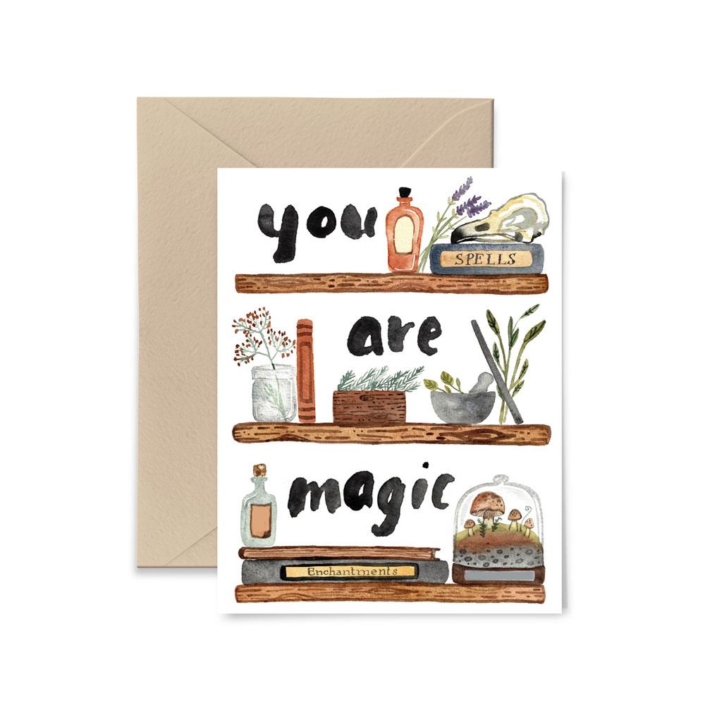 You Are Magic Greeting Card Greeting Card Little Truths Studio 