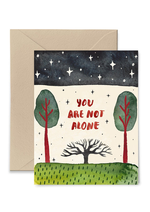 You Are Not Alone Greeting Card Greeting Card Little Truths Studio 